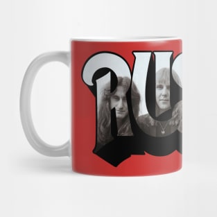 Rush Black and White Mug